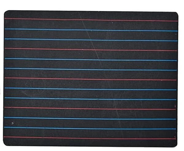 Toodles Learnings Chalk Board, Drawing Pad, Black Board-Slate with Lines and SquaresCreative Toy for Kids (Without Chalk)