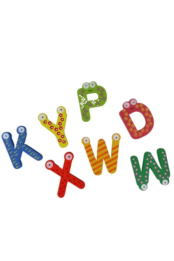 TOODLES Magnetic Alphabets A-Z | Early Child Development Toys | Ideal for Alphabet Learning & Spelling Games (Magnetic Alphabets)