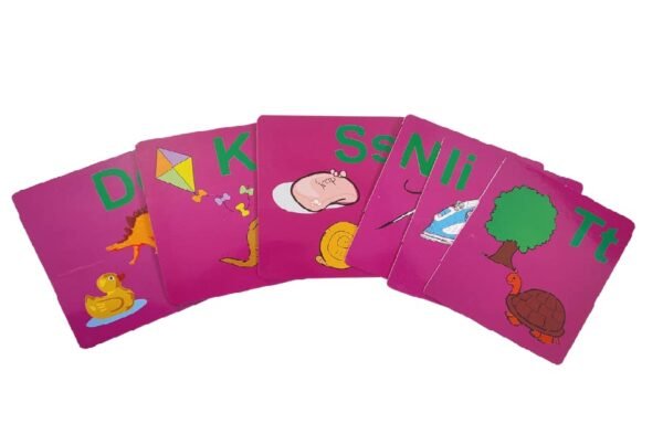 Toodles Learning Phonics Cards with The Object Cards Learning Toys Kids, Educational Toddlers Toys, Preschool Montessori Toys and Birthday Gift for Kids - for Gifting - Image 2