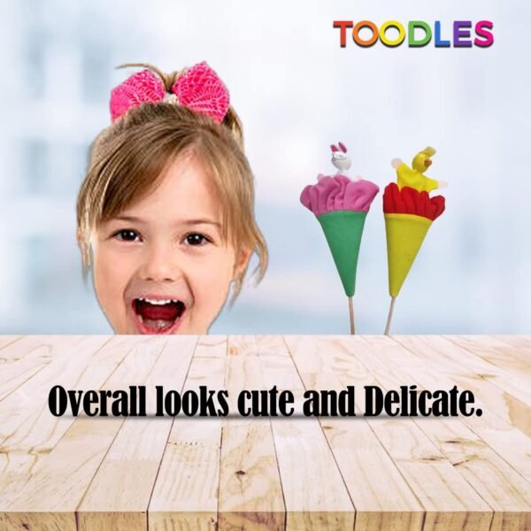Toodles Learning Stick Puppets (Set of 2 pcs) | Storytelling Puppets for Kids Puppets for Kids | Puppet Toy | Puppets for Kids Educational Puppets for Kid's Learning - for Gifting - Image 5
