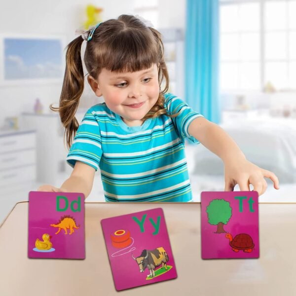 Toodles Learning Phonics Cards with The Object Cards Learning Toys Kids, Educational Toddlers Toys, Preschool Montessori Toys and Birthday Gift for Kids - for Gifting - Image 5