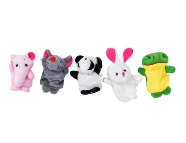 Toodles Learning Animals Finger Puppet Toys - 5 Pieces Soft Toy Assortment for Kids, Perfect for Imaginative Play and Early Learning - Image 4