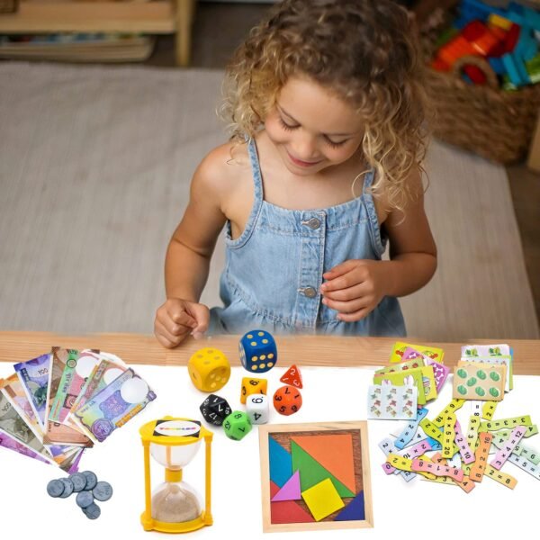 Toodles Learnings Junior Math Kit Specially for Kid and Skill Developmental Kids Toy for 1 to 10 Year's Kid - for Gifting - Image 2