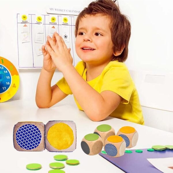 Toodles Learnings Touch Feel Dice Skill Developmental Kids Learning Toy for 0.6 to 3 Year's Kid - for Gifting - Image 7