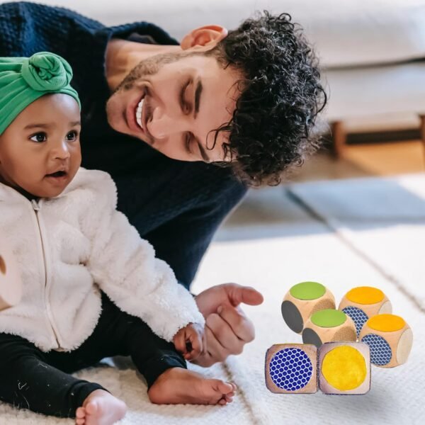 Toodles Learnings Touch Feel Dice Skill Developmental Kids Learning Toy for 0.6 to 3 Year's Kid - for Gifting - Image 5