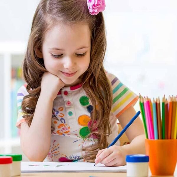 Toodles Learning Vocabulary Building Colour Pencils Set Drawing Kit, Pencil Set Art Kit Pencil Colors Set - for Gifting (32 Pencils) - Image 5
