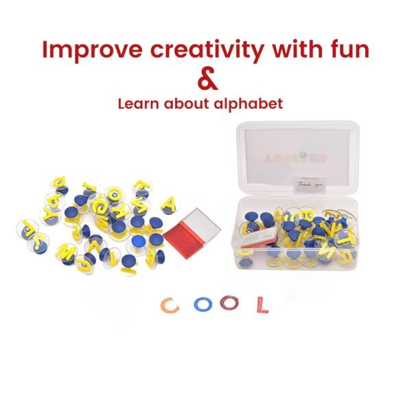 Toodles Learnings Big Letter Stamps Skill Developmental Kids Learning Toys for Kids (Big Letter Stamps Skill) - Image 2