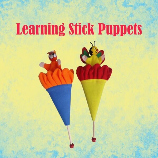 Toodles Learning Stick Puppets Set of 2 pcs | Storytelling Puppets for Kids Puppets for Kids | Puppet Toy | Puppets for Kids Educational Puppets for Kid's Learning - Image 6