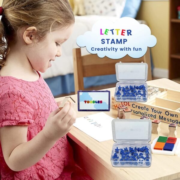 Toodles Learnings Small Letter Stamps Skill Developmental Kids Learning Toys for Kids (Small Letter Stamps Skill) - Image 6