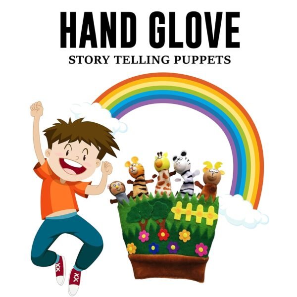 Toodles Learning Animal Hand Glove Puppet Set - 5 Adorable Puppets for Kids' Imaginative Play and Learning - Image 5