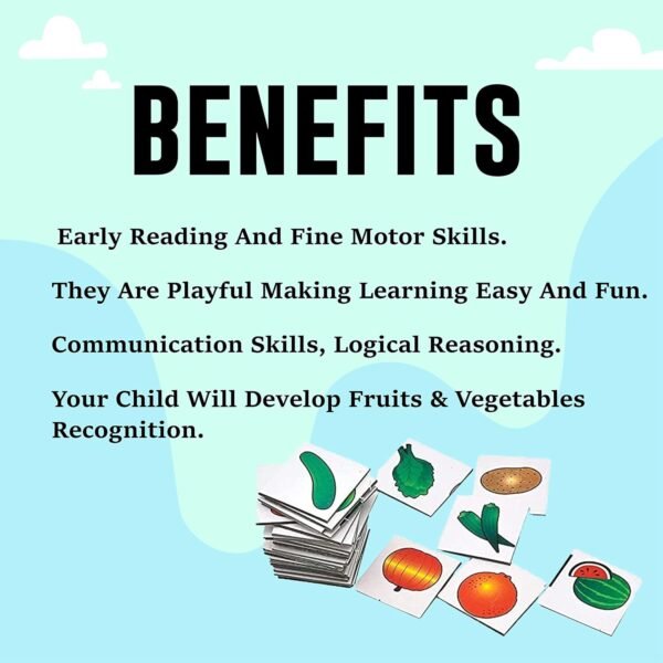 Toodles Spin The Characteristics of Fruits and Vegetables for Kids | asy & Fun Way of Learning 1 Year to 6 Years Kids | Learning Guide & Activities Included - Image 6