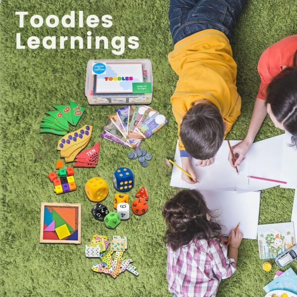 Toodles Learnings Junior Math Kit Specially for Kid and Skill Developmental Kids Toy for 1 to 10 Year's Kid - for Gifting - Image 6