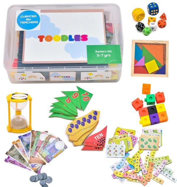 Toodles Learnings Junior Math Kit Specially for Kid and Skill Developmental Kids Toy for 1 to 10 Year's Kid - for Gifting