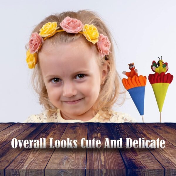 Toodles Learning Stick Puppets Set of 2 pcs | Storytelling Puppets for Kids Puppets for Kids | Puppet Toy | Puppets for Kids Educational Puppets for Kid's Learning - Image 5