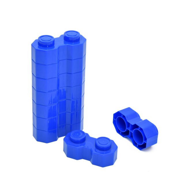 TOODLES Learning Big Sized Blocks Set - A Yellow Building and Construction Toy for Boys and Girls, Perfect for Creative Play and Learning (Blue) - Image 3