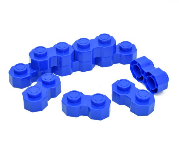TOODLES Learning Big Sized Blocks Set - A Yellow Building and Construction Toy for Boys and Girls, Perfect for Creative Play and Learning (Blue) - Image 5