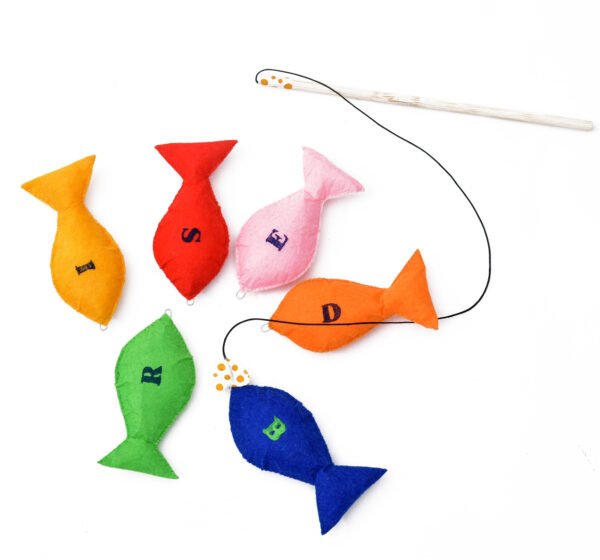 TOODLES Learning Fishing Game for Kids - Fish-Shaped Pond Board Game with 6 Fishes and - Fun and Educational Indoor Toy for Boys and Girls - Image 5