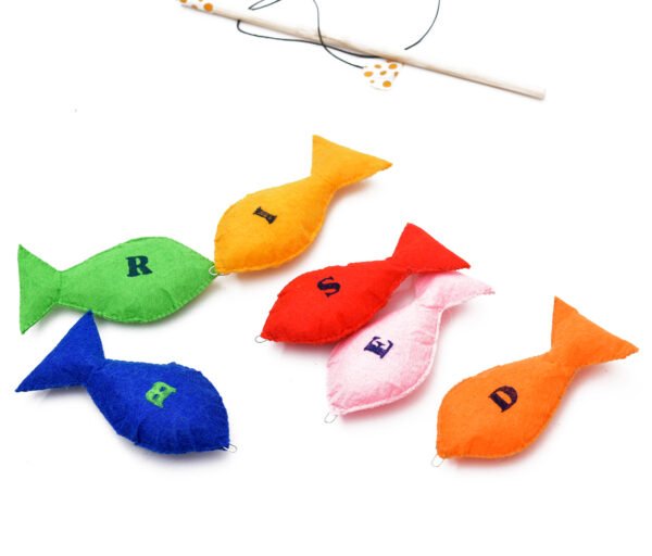 TOODLES Learning Fishing Game for Kids - Fish-Shaped Pond Board Game with 6 Fishes and - Fun and Educational Indoor Toy for Boys and Girls - Image 2