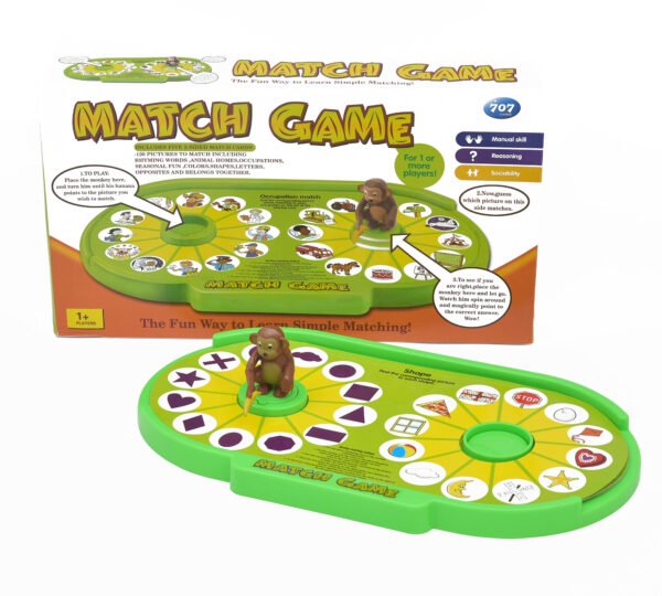 TOODLES Match Game - Educational Matching Game for 1 or More Players, Featuring 120 Pictures to Match, Ideal for Ages 1 and Up