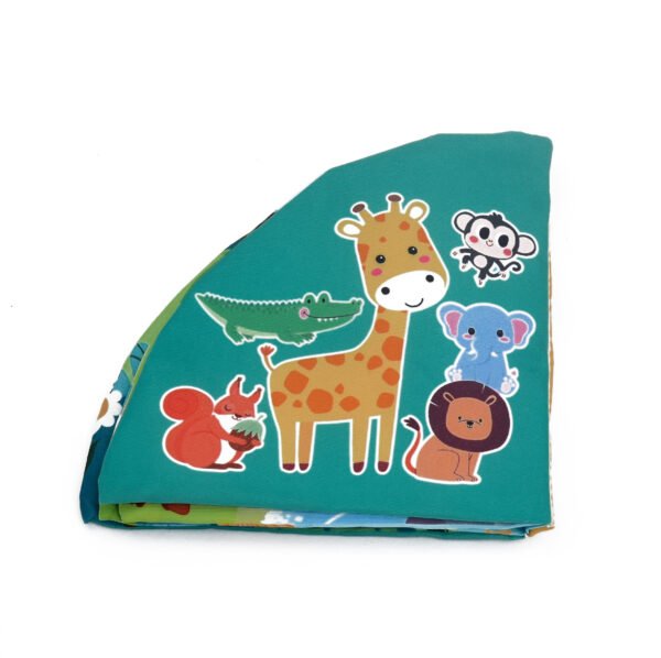 TOODLES Animal Pals Soft Toy and Book Set - 6 Adorable Figures Including Monkey, Elephant, Lion, Crocodile, and Squirrel - Image 4