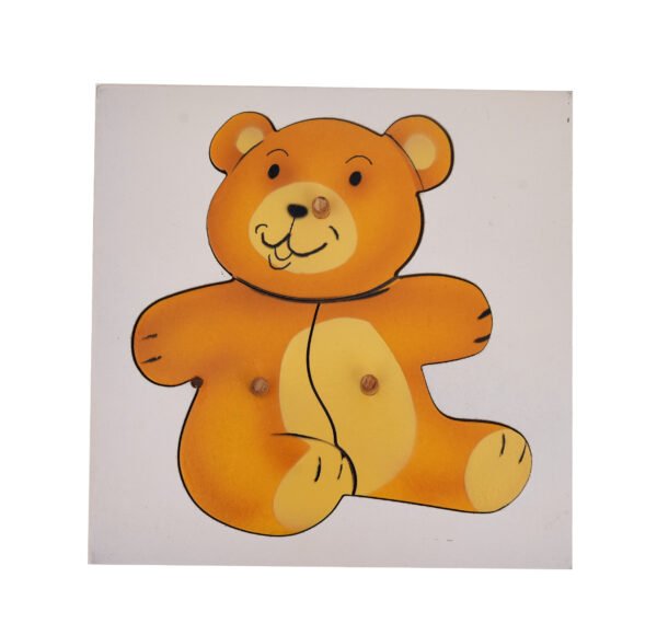 TOODLES Wooden Bear Family Mix-and-Match Puzzle
