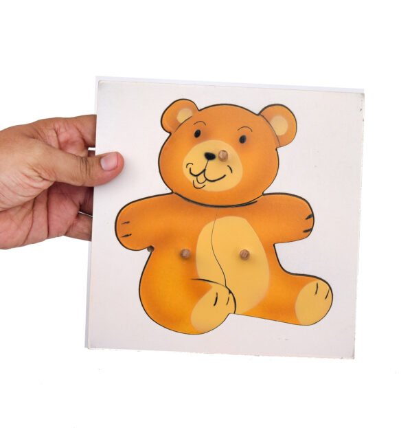 TOODLES Wooden Bear Family Mix-and-Match Puzzle - Image 4